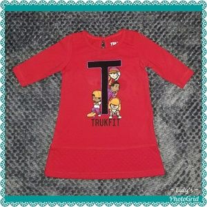 Baby girl size 18 months Trukfit red dress.